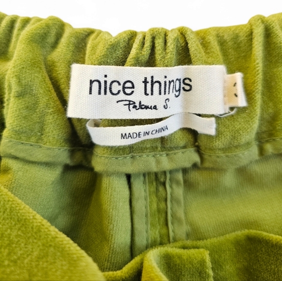 Nice Things by Paloma S Green Bubble Cord Trousers, Size USA 4 - Picture 4 of 5